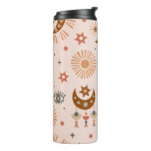 Hemeloog, maan, zonpatroon. thermosbeker (Gedraaid links)