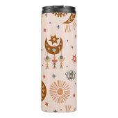 Hemeloog, maan, zonpatroon. thermosbeker (Achterkant)