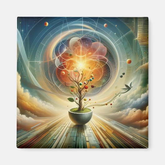 Hemeloogst Magneet (Voorkant)