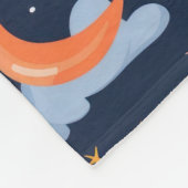 Hemelpatroon papieren astronomie fleece deken (Hoek)