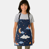 Hemelpatroon papieren astronomie schort (Insitu)