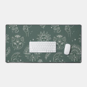 hemelpatroon van derde-oogkatten bureaumat (Keyboard & Muis)