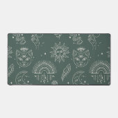 hemelpatroon van derde-oogkatten bureaumat (Voorkant)