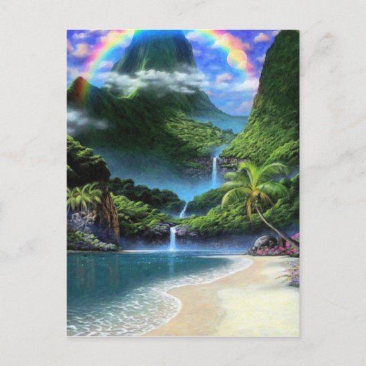 hemelregenboog 2 briefkaart (Voorkant)