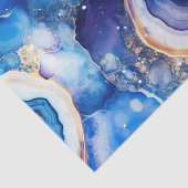 Hemels Agaat | Abstract Geode Steenpatroon Tissuepapier (Detail)