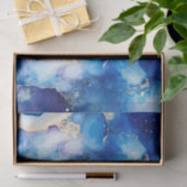 Hemels Agaat | Abstract Geode Steenpatroon Tissuepapier (Geschenk)