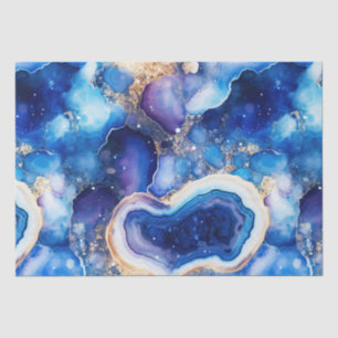 Hemels Agaat Abstract Geode Steenpatroon Tissuepapier