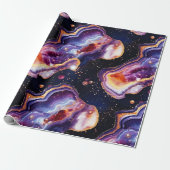 Hemels Agaat | Kosmische Stenen van de Melkweg Cadeaupapier (Uitgerold)