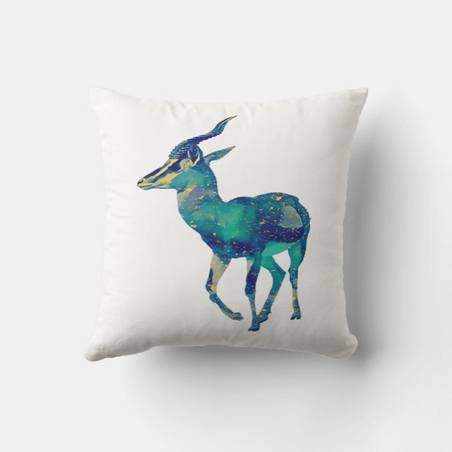 Hemels Antilope Kussen (Achterkant)