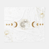 Hemels Astrologiepatroon | Inpakpapier Fleece Deken (Voorkant (Horizontaal))