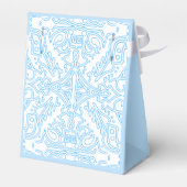 Hemels Azuurblauw Getij Bedankdoosjes (Achterkant)