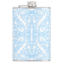 Hemels Azuurblauw Getij Heupfles