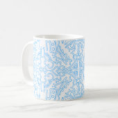 Hemels Azuurblauw Getij Koffiemok (Voorkant links)