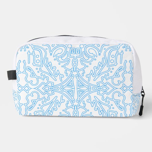 Hemels Azuurblauw Getij Toilettasje (Voorkant)