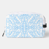 Hemels Azuurblauw Getij Toilettasje (Achterkant)