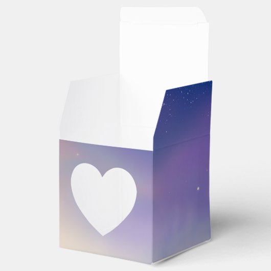 Hemels Baby shower Bedankdoosjes (Geopend)