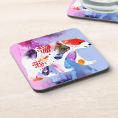 Hemels Beer met een glimlach Bier Onderzetter (Linkerzijde)