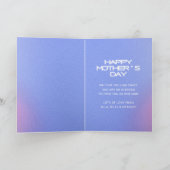 Hemels BESTE MOEDER Ooit Moederdag Foto Feestdagen Kaart (Binnen)