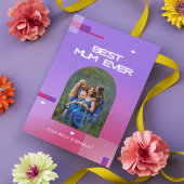 Hemels BESTE MOEDER Ooit Moederdag Foto Feestdagen Kaart