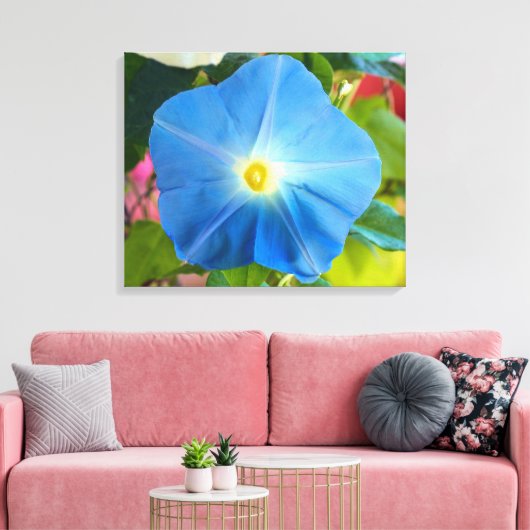 Hemels Blauw Morgen Glorie Canvas Art Afdruk (Insitu (Woonkamer))
