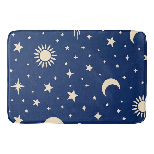 Hemels blauw van de marine badmat (Voorkant)