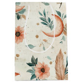 Hemels Bloemmotief (2) Medium Cadeauzakje (Voorkant)