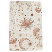 Hemels Bloempatroon (1) Medium Cadeauzakje (Voorkant)