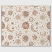 Hemels Bloempatroon (2) Cadeaupapier (Vlak)