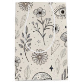 Hemels Bloempatroon (3) Medium Cadeauzakje (Voorkant)