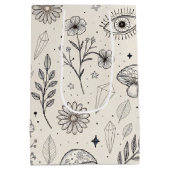 Hemels Bloempatroon (3) Medium Cadeauzakje (Achterkant)