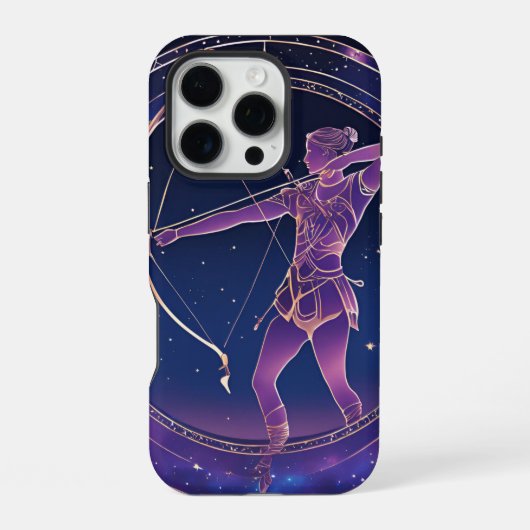 Hemels Boogschutter sterrenbeeld iPhone Hoesje (Achterkant)