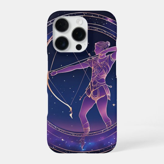 Hemels Boogschutter Sterrenbeeld iPhone Hoesje (Achterkant)