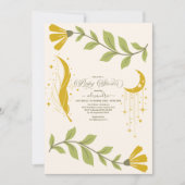  hemels botanisch Baby shower Kaart (Voorkant)