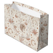 Hemels botanisch patroon (1) groot cadeauzakje (Achterkant Gekanteld)