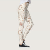 Hemels botanisch patroon (1) leggings (Rechts)