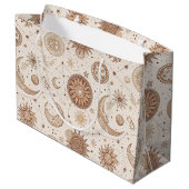 Hemels botanisch patroon (2) groot cadeauzakje (Achterkant Gekanteld)