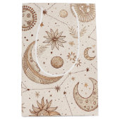 Hemels botanisch patroon (2) medium cadeauzakje (Voorkant)
