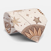 Hemels botanisch patroon (2) stropdas (Opgerold)