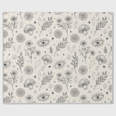 Hemels botanisch patroon (3) cadeaupapier (Vlak)