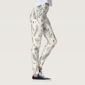 Hemels botanisch patroon (4) leggings (Rechts)