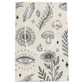 Hemels botanisch patroon (4) medium cadeauzakje (Voorkant)