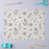 Hemels botanisch patroon (4) tissuepapier (Craft)