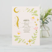  hemels botanisch Vrijgezellenfeest Kaart (Staand voorkant)