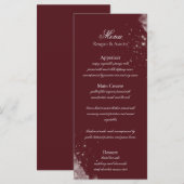 Hemels Burgundy Starlight Menu (Voorkant / Achterkant)