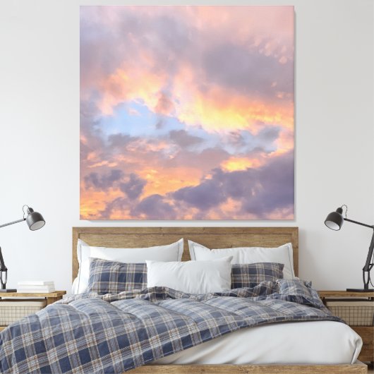 Hemels Canvas Afdruk (Insitu (Slaapkamer))