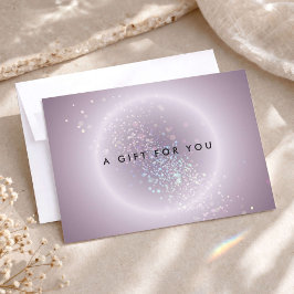 Hemels Confetti Gloeiend Paars Cadeaubon