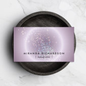 Hemels Confetti Gloeiend Paars Visitekaartje