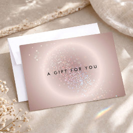 Hemels Confetti Gloeiend Roze Cadeaubon