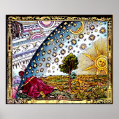  hemels: de flammarion gravure poster (Voorkant)
