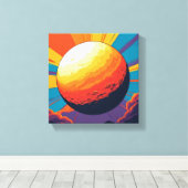 Hemels Doek Op Spanraam Canvas Afdruk (Insitu (Houten vloer))
